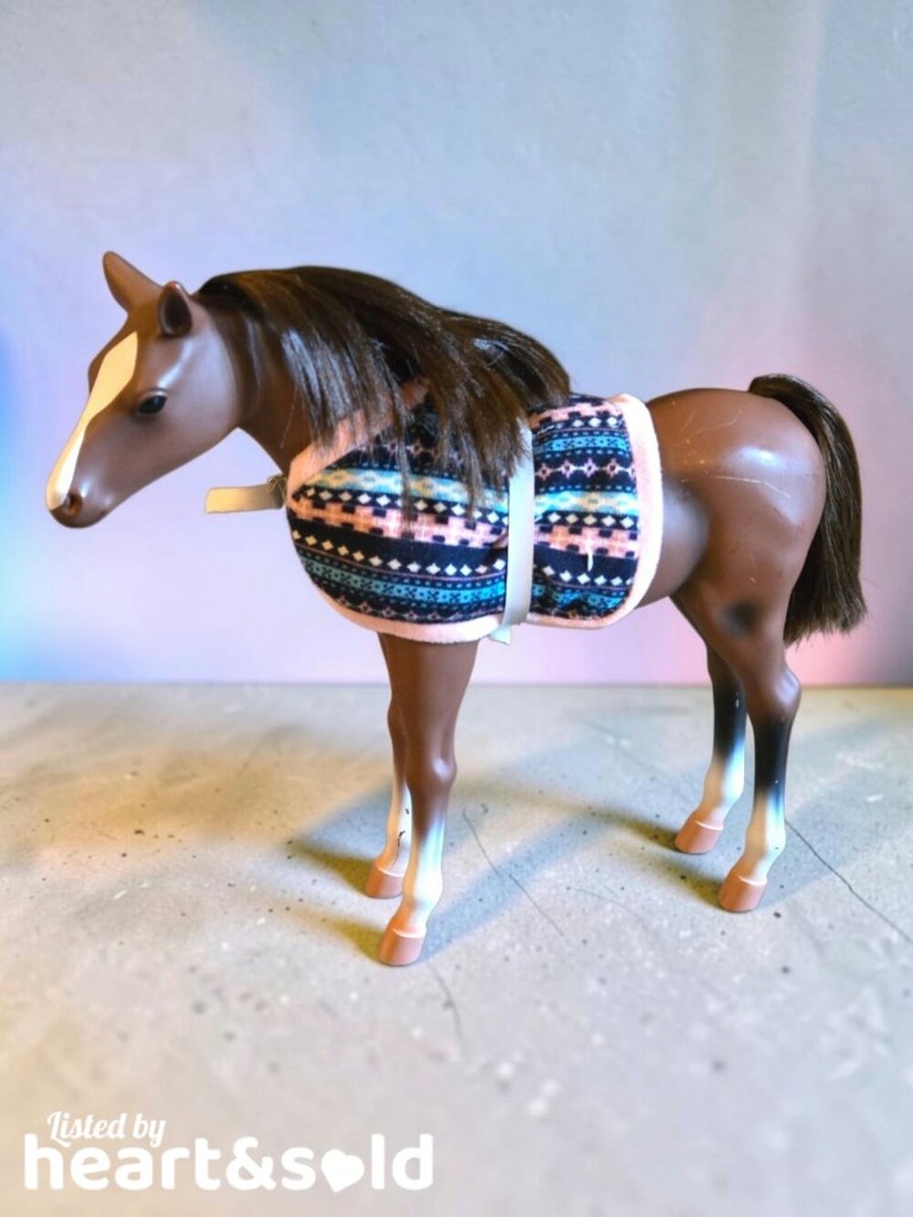 Our Generation Brown Standing Foal Horse Set